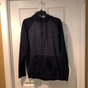 Navy Blue Quarter Zip Hoodie
